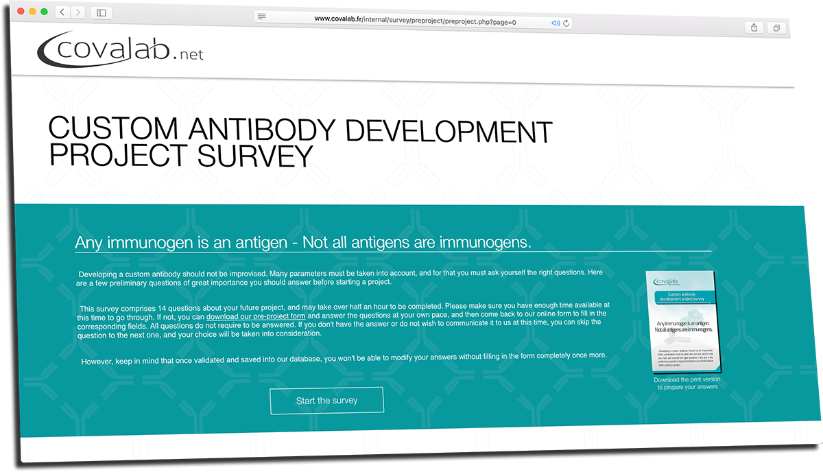 Pre-project survey Pre-project Survey